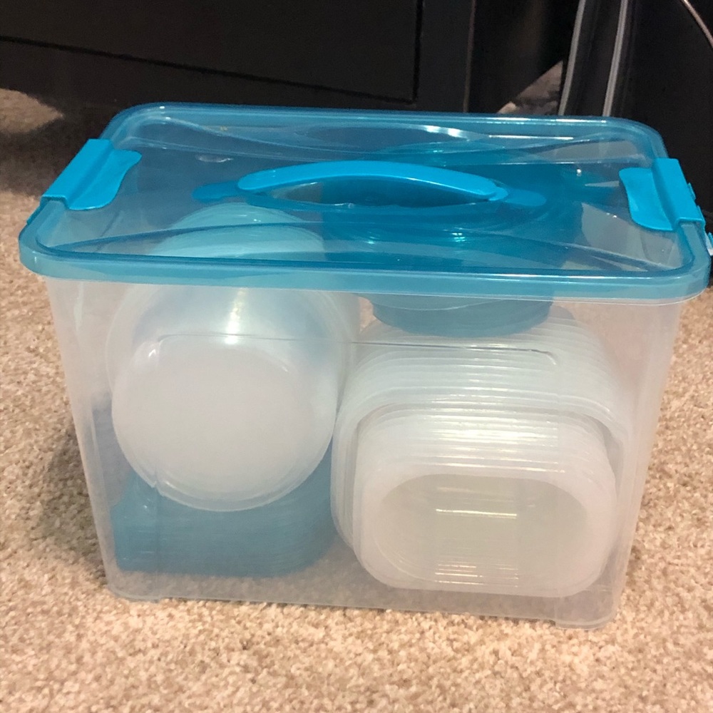 Unused Tupperware set